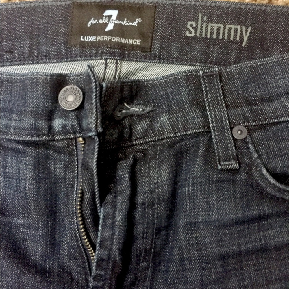 Men 7 for all mankind skinny jeans size 32